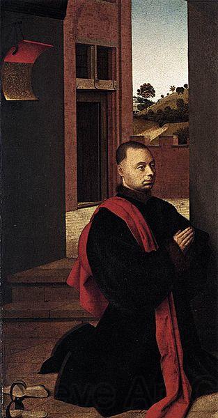 Petrus Christus A Donator France oil painting art